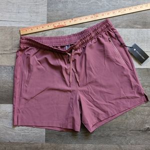 Trajectory Polyester & Spandex shorts Elastic Waist Drawstring Womans Large NWT
